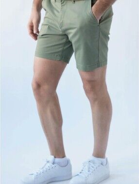 Men's  Devil Dog  Chino Shorts - Sage Green